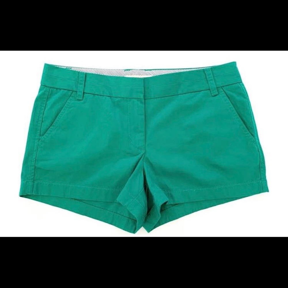 J. Crew green Womens shorts size 4
